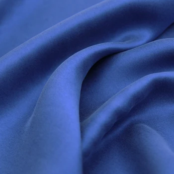 Liiva pesta väga pehme sinine värv siid puuvill satiin kangast sobib kleit ja pidžaamad,SCT736