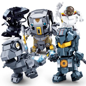 Idee seeria MINI Godzillaingly Avenger ehitusplokid Armas Koduloom Modle Telliskivi Tulevikus Robotid Mänguasjad Lapsele Sünnipäeval Kingitus