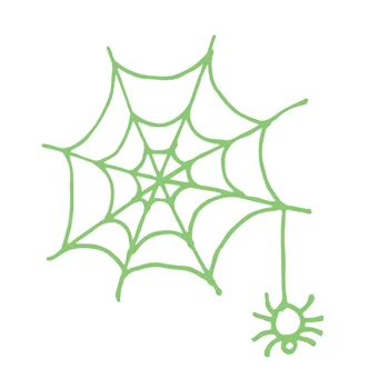 Plaastrid Noctilucent Spider Võrke Kleepsud Riided termosiiret Trükkimine Muster Teenetemärgi Mood Stiil Helendav Laik