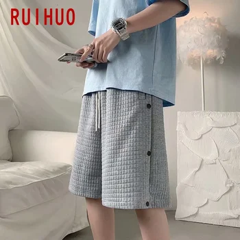 RUIHUO Vabaaja Streetwear Püksid Meestele Stiilis Suve Riided Meeste Püksid, Mille Taskud M-2XL 2021 Uued tooted