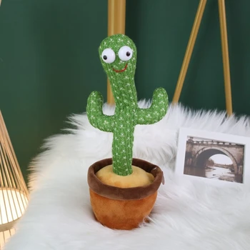 Cactus Mänguasi Naljakas 32cm Elektrilised Tantsu Taim, Kaktus -, Plüüš-Täistopitud Mänguasi Muusikaga Lapsed Lastele Kingitusi siseministeeriumi Teenetemärgi