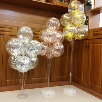Star Kuju Torud Õhupalli Seista Omanik Veerus Konfetit Õhupallid Sünnipäeva Soosib Ballon Lapsed Baby Shower Pulmapidu Teenetemärgi