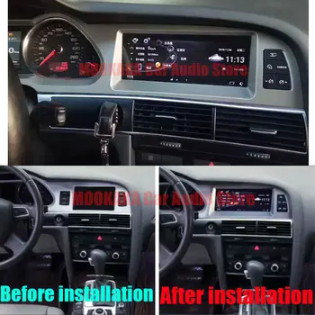 8+128GB Android10 Audi A6 2005-2009 Auto GPS Navigatsiooni Auto Raadio Stereo-Video Multimeedia Pleier Carplay HeadUnit