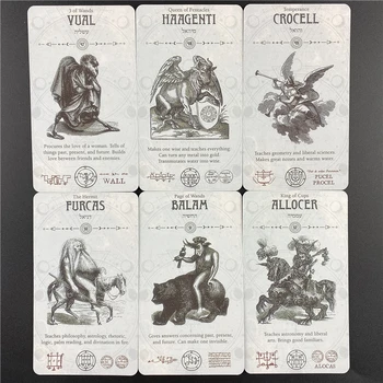 Varjatud Tarot Kaardid, Inglise Versiooni Lõbus Teki Tabel Ennustamine Saatus Lauamänge Mängides Pool