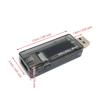 USB Power Tester Pinge Praeguse Võimsuse Mõõtja 4-20V 3A Test Laadijad & Kaablid