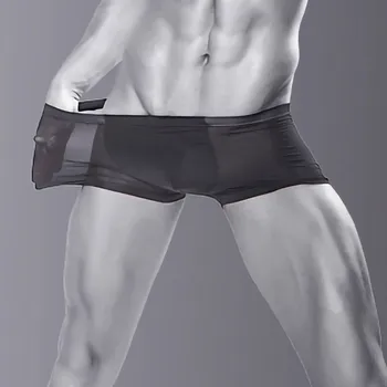 Meeste Aluspüksid, Ice Siid Hingav Sugu Aluspesu Mees Rihmad Seksikas Naistepesu G-string Lenceria Aluspüksid Homo-Erootiline Pesu Püksikud