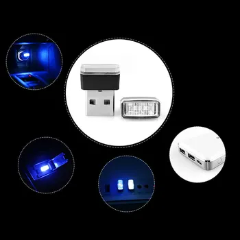 Auto-Styling USB Atmosfääri LED Valgus Auto Tarvikud Volvo S40 S60 S80 piima vahustamine s90 V40 V60 ja V70 V90 XC60 ja XC70 XC90