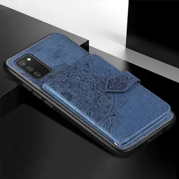 PU Nahast Rahakott Case For Samsung Galaxy A02S Flip Case For Samsung Galaxy A02S Telefoni Kott Juhul