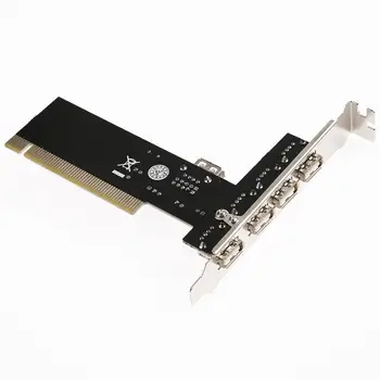 PCI-E, et 4 Ports USB 2.0 HUB Converter PCI Express Expansion Card Adapter kiire ARVUTI Desktop Tarvikud