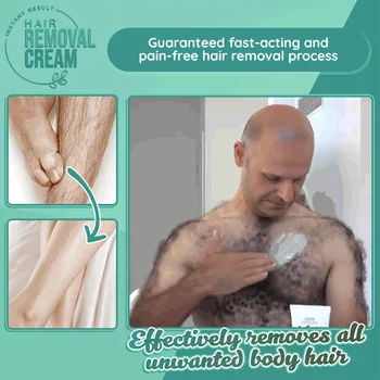 Semi-Permanent Hair Removal Cream Repair Cream, Õrn Fast Hair Removal Mitte-ärritus Kogu Keha Mehed Naised RP