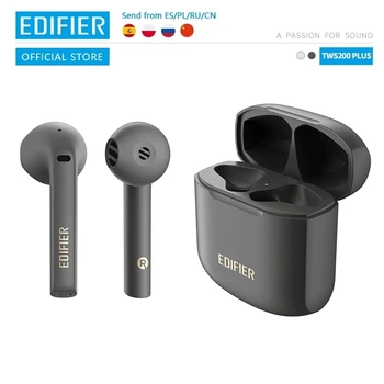 EDIFIER TWS200 Pluss TWS Earbuds Bluetooth V5.2 Qualcomm aptX Adaptiivne Dual Mikrofoni müra tühistamise Traadita kõrvaklapid AAC Tüüp-C