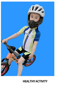 2021 Suvel Lühikesed Varrukad Jalgrattasõit Jersey Poiss Hingav Laste Jalgratas Riided Kiire-kuivatamine Laste Jalgratta Sport Ülikond
