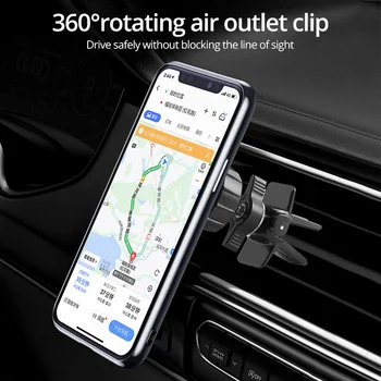 ANMONE Universaalne Auto Air Vent Clip Mount 17mm Palli Peaga Telefoni Hoidik Armatuurlaual 360 Pöörde Telefoni GPS-Toele Airvent Konks