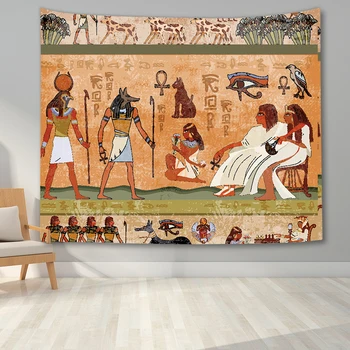 Egiptuse Vaip Seina Riputamise Vana-Egiptuse Mütoloogia Seina Tekk Magamistuba Esteetiline Seina Art Tapestry eest elutuba Kolledž