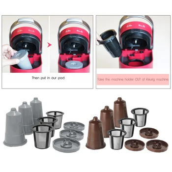 Korduvkasutatavad K Tassi Korduvtäidetavaid Kohvi Filter Cup Keurig Õlletehase Kodu