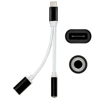 KUUM! C-tüüpi 3.5 Jack Kõrvaklapid USB-C-3,5 mm AUX-Adapter, Kõrvaklapid Audio Kaabel Huawei v30 eluviis kodukinosüsteemid Mate 20 P30 Pro Xiaomi Mi 10 9
