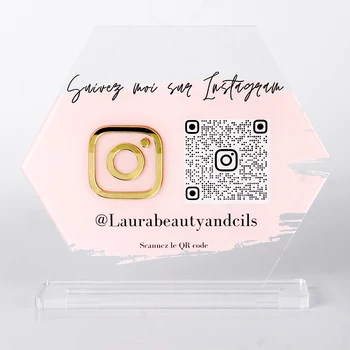 Ettevõtte Sotsiaalse meedia Märk Instagram Veebilehel Märk Pleksiklaasist Tahvli Logo Akrüül