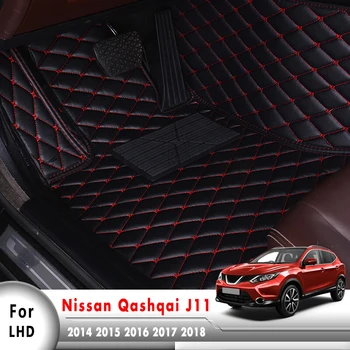 Näiteks Nissan Qashqai J11 2020 2019 2018 2017 2016 Auto Põrandamatid Floorliners Auto Nahast Vaibad Sisustuselemendid