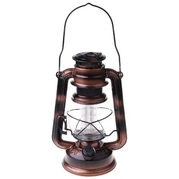 Vintage LED Lamp Laterna Energiasäästu Pihuarvutite Taskulamp, kellel Rippus Konksu Väljas Telkimine Home Decor