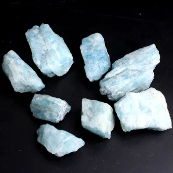 Looduslik Sinine Töötlemata Akvamariin Crystal Töötlemata, Purustatud Kivi Tervendav Isend Mineraal Ehted Diy Kodu Kaunistamiseks Akvaarium
