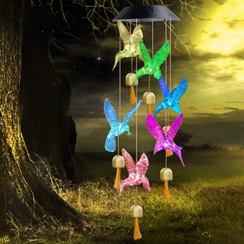 Lind Bell Tuul Chimes Lind Kingitus Sun Bell Linnud Lamp Väljas Päikese Lühter Aia Kaunistamiseks