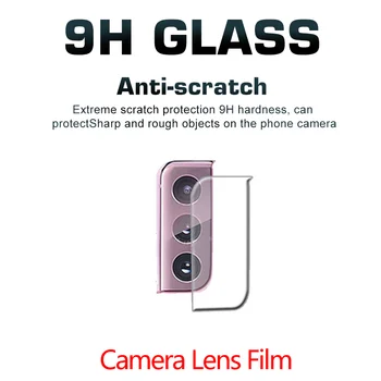 3-in-1 Front Klaas + Kaamera Objektiivi Klaas + Phone Case For Samsung Galaxy S20 S21 Plus Ultra Terviklik Kaitse S 21 20
