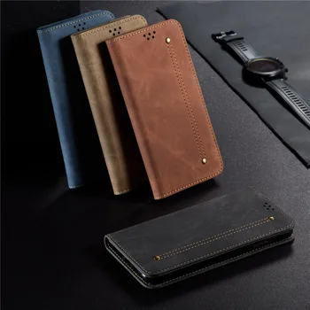 Denim Nahast Juhtudel Xiaomi Redmi Lisa 10 5G 10S Magnet-Raamat Sulgemise Klapp Rahakott Kate Redmi Note10 Pro Kaardi Omanik Kotid