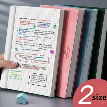 Märkmik A5/B5 Paksenenud Suured Super Paks Ruudustiku Ruudu raamat Grid Päevik Cuaderno Sülearvutite Ja Ajakirjad Lihtne päevik grid raamat