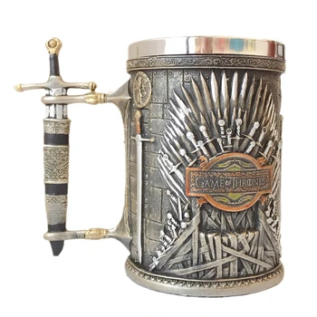 Lahe Mõõk Õlle Kruus Kohvi Tassi Vaik Roostevabast Terasest Loominguline Tee Vee Drinkware