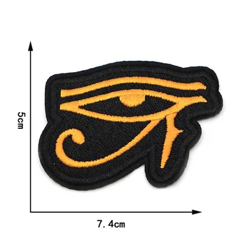Uus Eye of Horus või Päevalilleseemneõli või Soovi Võilill Tikandid Paik T-särk Raud Triibud Appliques Riided Kleebised Märgid