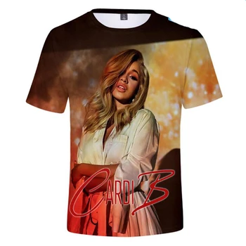 2021hot Müük Laulja Cardiffi B 3D Trükitud T-shirtmen/naiste Mood Vabaaja Harajuku Suvel T-särk, Lühikese Varrukaga Dressipluus Top