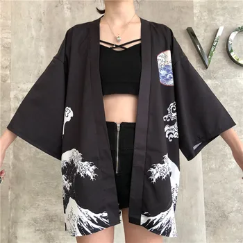 Yukata Naine Kimono Kampsun, Särk Harajuku Kawaii Stiilis Kimonos Naine 2020 Pluus Obi Haori Jaapani Streetwear