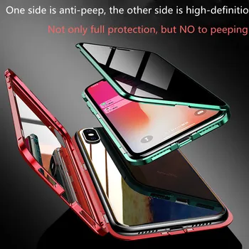 Eraelu Puutumatuse Magnet Case For Iphone 11 Pro Max 8 7 6 Plus Kahepoolne Klaasist Iphone X Xs Xr 360 Täis Kaitsekile Kate