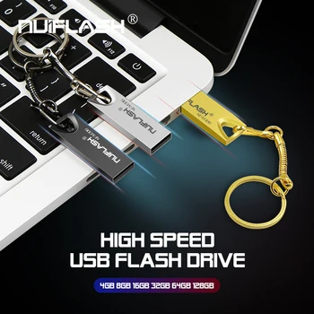Suure kiirusega USB Flash Drive Roostevabast Terasest Pendrive 32gb 64gb 128gb Pen Drive 8gb 16gb mälupulk USB 2.0 mälupulk