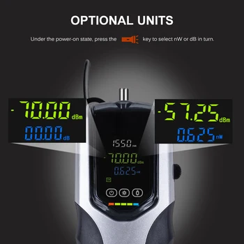 UUS Mini Multifunktsionaalne Optiline Power Meter Laetav Aku Pihuarvutite 900mAh Optiline Power Meter G7 Värviline LCD Ekraan Fiber