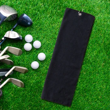 Golf Rätik Sport Töötab Jooga Fitness Puhastus, Rätikud, mille Pandla Clip Microfiber Konks Puhastab Klubid Pallid Kätte