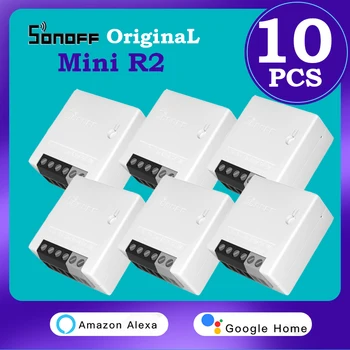 1-10 SONOFF mini r2 smart Switch diy, wifi, Raadiovõrgu Lüliti Taimer Targa Kodu Automaatika kooskõlas eWelink Alexa Google Alice