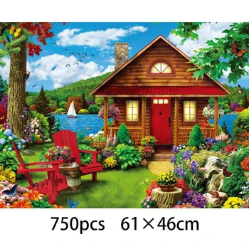 MaxRenard Uus 750 Tükki Jigsaw Puzzle Erinevate Karbis Mustrid Mõistatusi Children 's Mängu Hariduslik Mänguasi Jõulud Kingitus Lapsele