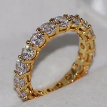 91% MAHA Suur Edendamine Infinity uhiuue Luksus Ehted on 925 Sterling Hõbe&Rose Gold Igavik Ring 5A CZ Pulm Rõngad