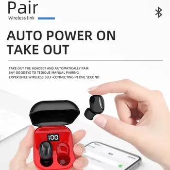 X10 TWS Bluetooth Tõsi Juhtmeta Kõrvaklapid Led Võimsus Ekraan Müra Vähendamise Veekindel Peakomplekt Auto Sidumine Hifi Stereo Earbuds