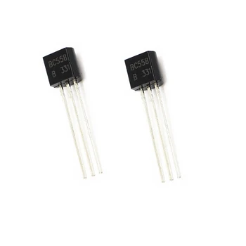 100TK/PALJU BC558B BC558 558B 30V0.1A PNP-TO-92 TO92 Triode Transistori Uus Hea Kvaliteediga Originaal Chipset