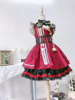Anime VTuber Hololive Houshou Mere Igapäevane Kleit Ühtne Komplekt Armas Sobiks Cosplay Kostüüm Naistele Halloween Tasuta Kohaletoimetamine 2021New