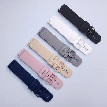 22mm Sport Silikoonist rihm jaoks Xiaomi Mi Vaadata Värv Sport Edition Käevõru bänd Mi Vaadata Värv Asendamine Watchbands