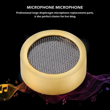 Top Kvaliteetse 25 mm Diameetriga Mikrofon Suur Diafragma Kassett Core Kapsel Stuudio Salvestus Kondensaator Mikrofon