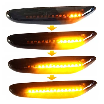 LED-pidurituled Lamp Dünaamiline foor BMW E60 e61 seadmesse E90 E91 E92 E93 E81 E82 E87 E88 E46 X3 E83 X1 E84