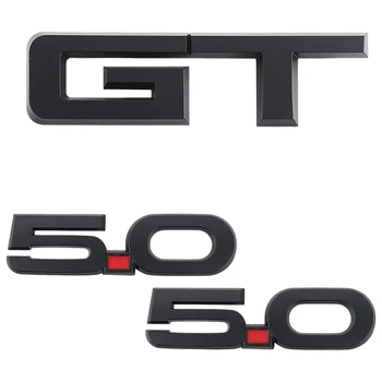 3 Pack Pääsme Embleemid Asendamine GT Logo Pluss 5.0 Embleemid ühildub Ford Mustang Kleebised-2017