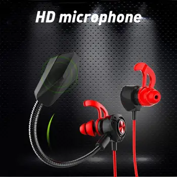 G22 Traadiga 3,5 mm EarPlug Gaming Kõrvaklapid Dünaamiliste Kõrvaklappide In-Ear Müra Vähendamise Earbuds Mikrofoniga, Telefonid, Arvutid