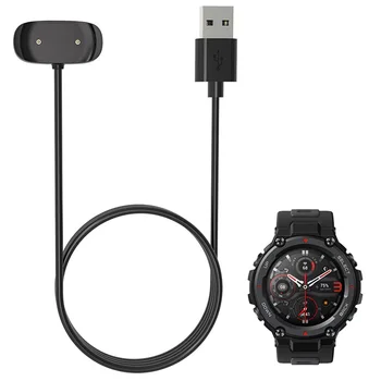 1m Laadija USB Laadimise Kaabel Xiaomi Huami Amazfit T-Rex Pro Smart Watch Laadijad Häll Smartwatch Kiire Laadimine Line 2021