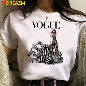 Vogue suvine top, t-särk naiste grunge kawaii paar esteetiline t-särk streetwear