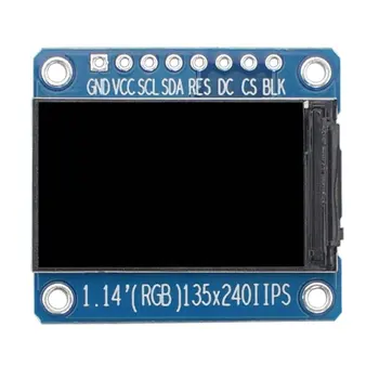 1.14 Tolli TFT Ekraan IPS LCD Ekraan Moodul ST7789 135 * 240 SPI Täielik Värvi 8pin kõrglahutusega Ekraan